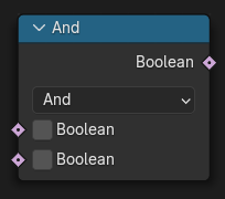 Boolean Math Node.