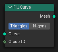 Fill Curve node.