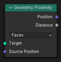 Geometry Proximity node.