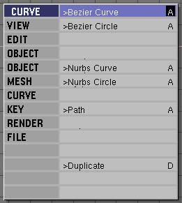 toolbox add curve submenu