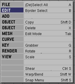 toolbox edit menu
