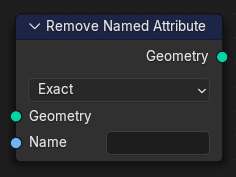 Elimina el node d'atribut anomenat.