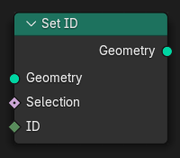 Node de definir l'ID.