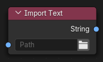 Node per importar text.