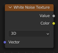 Node de textura de soroll blanc.
