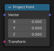Node de projecció de punt.