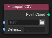Node per importar documents CSV.