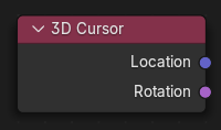 Node del cursor 3D.
