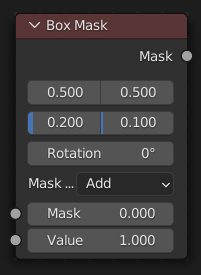 Box Mask Node.