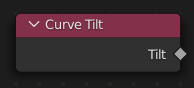 Curve Tilt node.