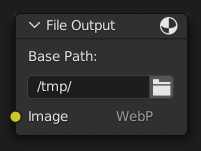 File Output Node.