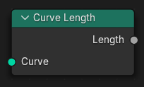 The Curve Length node.