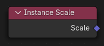 Instance Scale node.