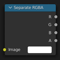 Separate RGBA Node.