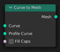 The Curve to Mesh node.