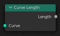The Curve Length node.