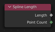 Spline Length node.