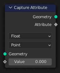 Capture Attribute node.