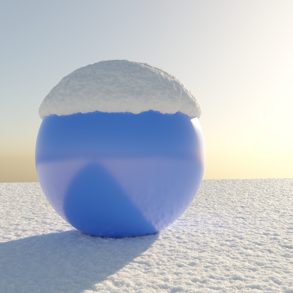 Real Snow - Blender 4.1 Manual