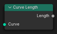 The Curve Length node.