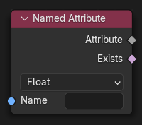 Named Attribute node.
