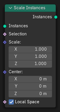 Scale Instances node.