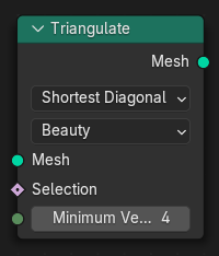 Triangulate Node.