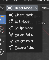 Object Modes Blender Manual