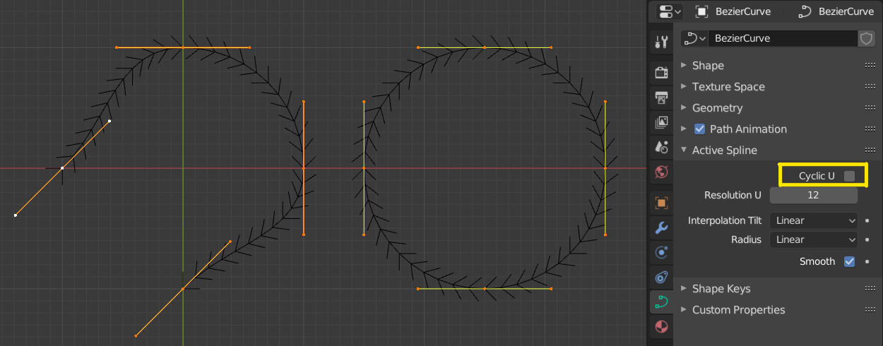 modeling - Python bezier curve extends to origin - Blender Stack