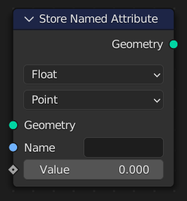 Store Named Attribute node.