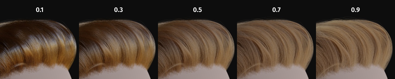 Principled Hair BSDF — Blender Manual
