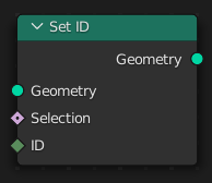 Set ID node.