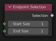 Endpoint Selection node.