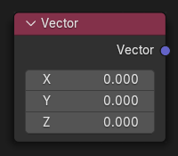 El nodo Vector.