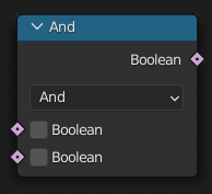 Boolean Math Node.