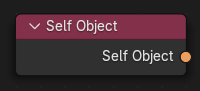 Self Object node.
