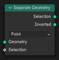 Separate Geometry node.