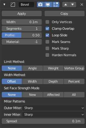 Le Modificateur Bevel Blender Manual