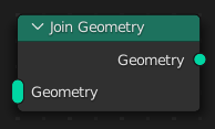 Le nœud Join Geometry.
