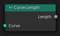 Le nœud Curve Length.