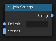Le nœud Join Strings.
