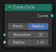 Le nœud Curve Circle.