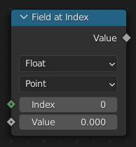 Le nœud Evaluate at Index.