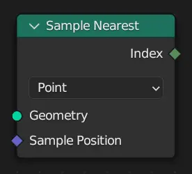 Le nœud Sample Nearest.