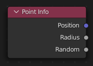 Le nœud Point Info.