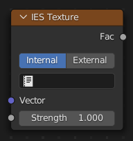 Le nœud Gradient Texture.