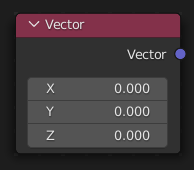 Le nœud Vector.