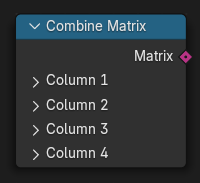 Nœud Combine Matrix.