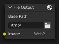Le nœud File Output.