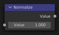 Le nœud Normalize.